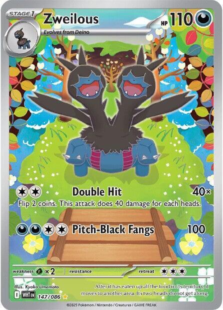 Pokemon Zweilous 147/86 White Flare