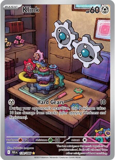 Pokemon Klink 139/86 Black Bolt