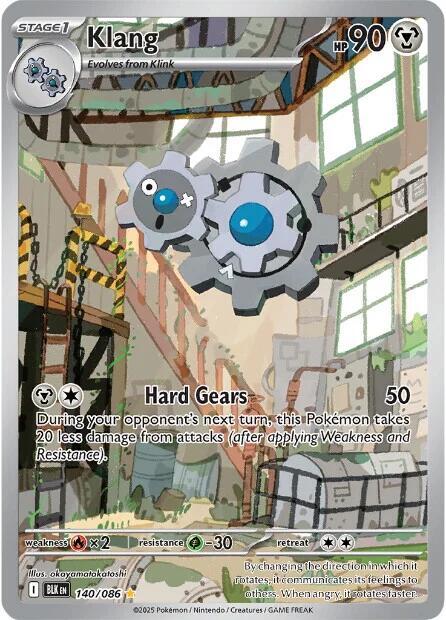 Pokemon Klang 140/86 Black Bolt
