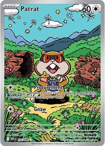 Pokemon Patrat 152/86 White Flare