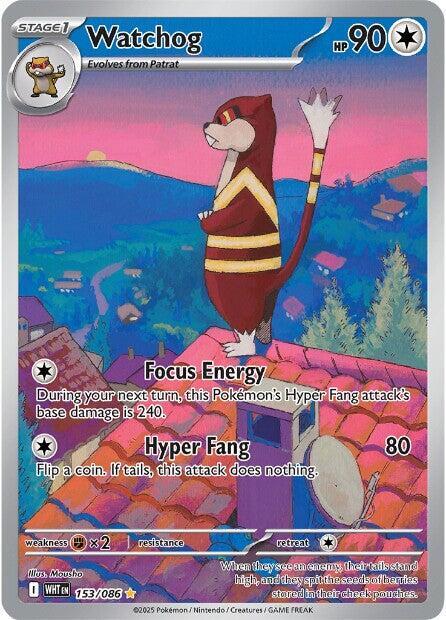 Pokemon Watchog 153/86 White Flare