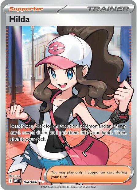 Pokemon Hilda 164/86 White Flare