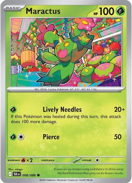 Pokemon Maractus (Poké Ball) 8/86 Black Bolt