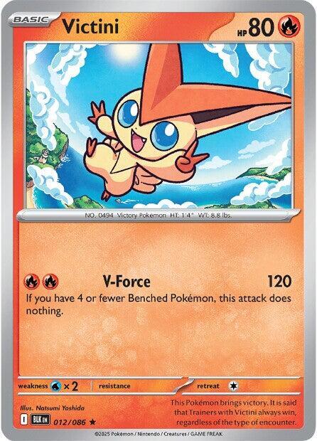 Pokemon Victini (Poké Ball) 12/86 Black Bolt