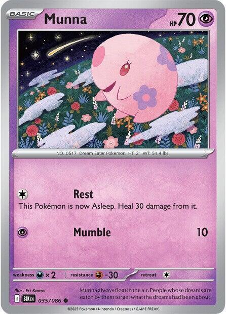 Pokemon Munna (Master Ball) 35/86 Black Bolt