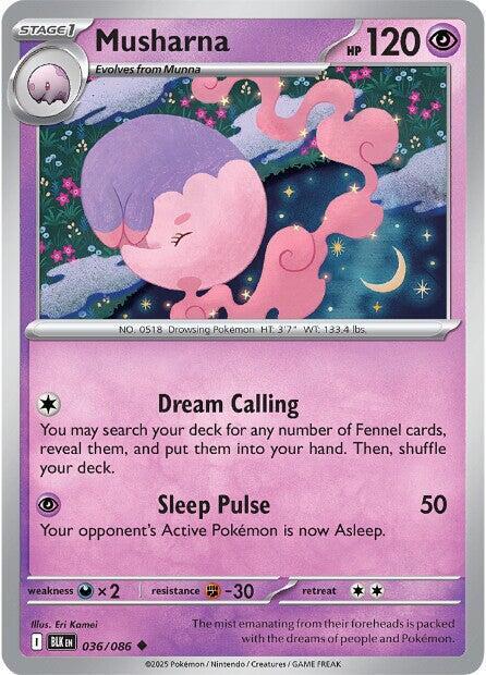 Pokemon Musharna 36/86 Black Bolt