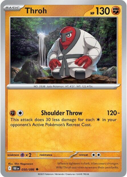 Pokemon Throh (Master Ball) 50/86 Black Bolt