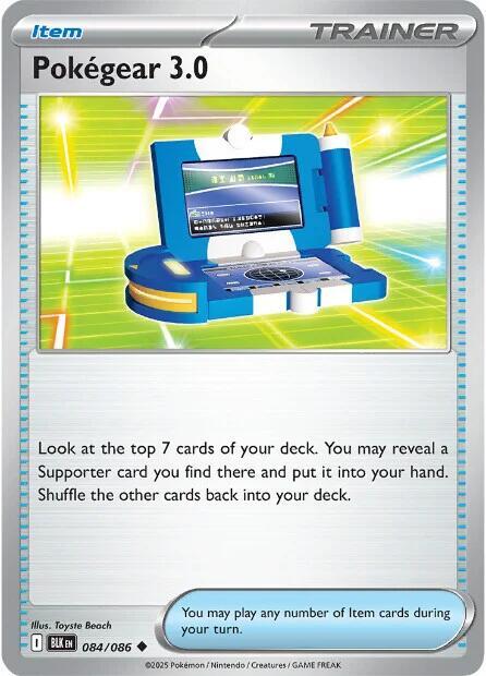 Pokemon Pokégear 3.0 (Master Ball) 81/86 Black Bolt