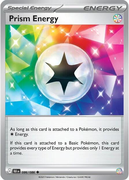Pokemon Prism Energy (Master Ball) 86/86 Black Bolt