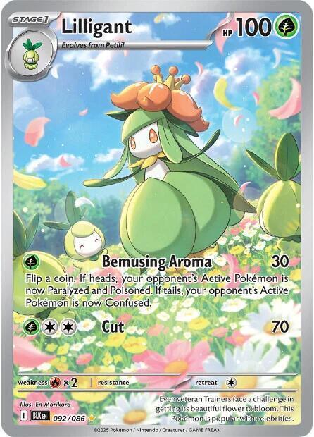 Pokemon Lilligant 92/86 Black Bolt