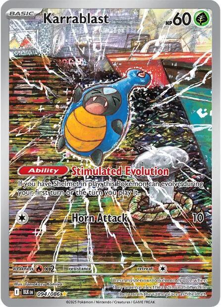 Pokemon Karrablast 94/86 Black Bolt