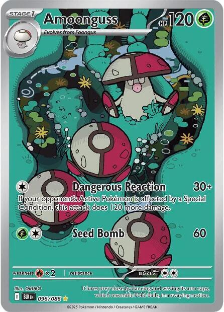 Pokemon Amoonguss 96/86 Black Bolt