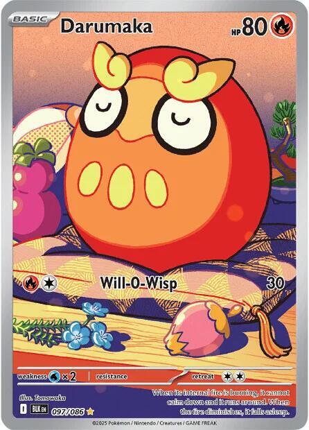 Pokemon Darumaka 97/86 Black Bolt