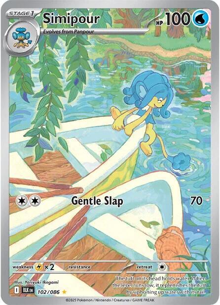 Pokemon Simipour 102/86 Black Bolt
