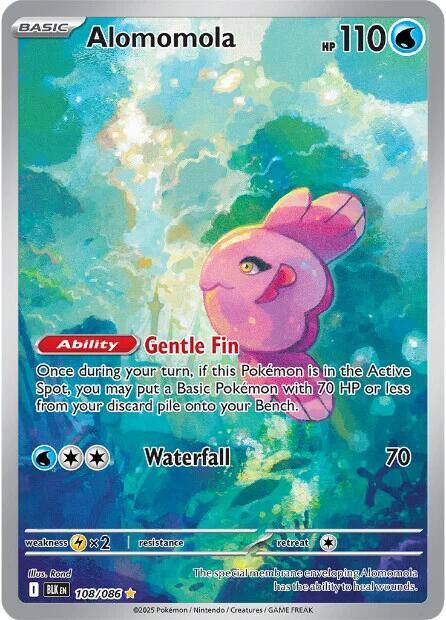 Pokemon Alomomola 108/86 Black Bolt