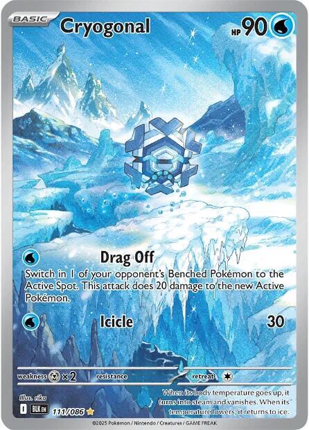 Pokemon Cryogonal 111/86 Black Bolt