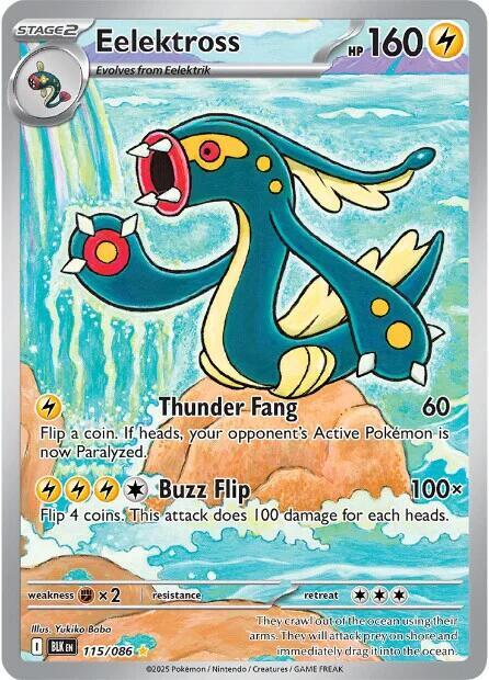 Pokemon Eelektross 115/86 Black Bolt