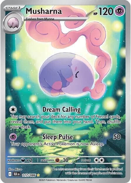Pokemon Musharna 117/86 Black Bolt