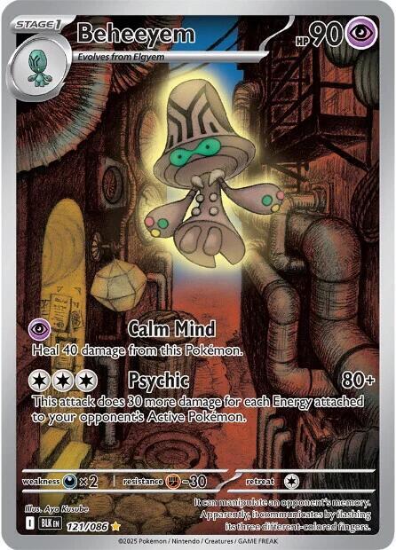 Pokemon Beheeyem 121/86 Black Bolt