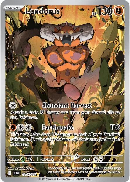 Pokemon Landorus 131/86 Black Bolt