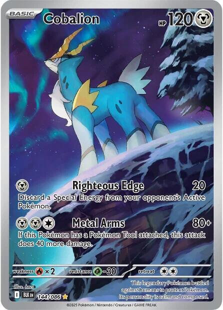 Pokemon Cobalion 144/86 Black Bolt