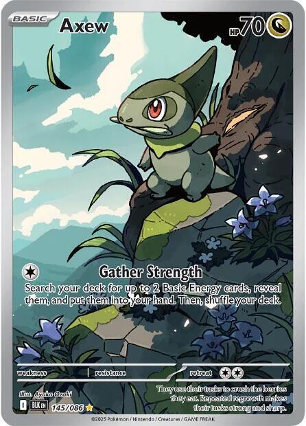 Pokemon Axew 145/86 Black Bolt