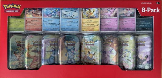 Pokemon Prismatic MIni Tins Costco 8Pack
