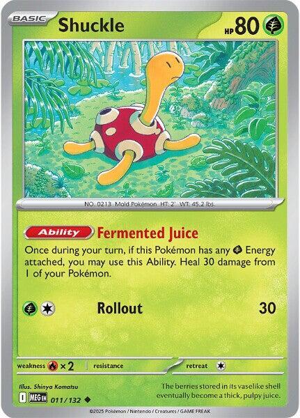 Pokemon Shuckle 011/188 Mega Evolution