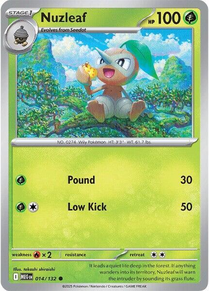 Pokemon Nuzleaf 014/188 Mega Evolution