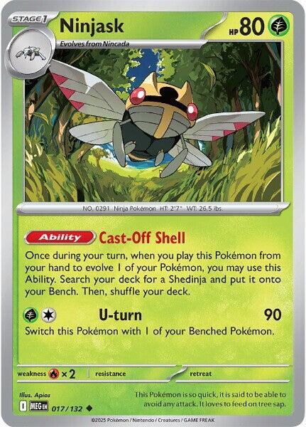 Pokemon Ninjask 017/188 Mega Evolution