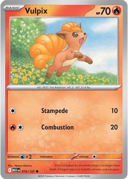 Pokemon Vulpix 019/188 Mega Evolution