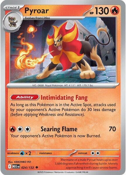 Pokemon Pyroar 024/188 Mega Evolution