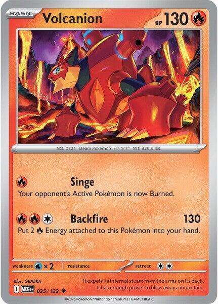 Pokemon Volcanion 025/188 Mega Evolution