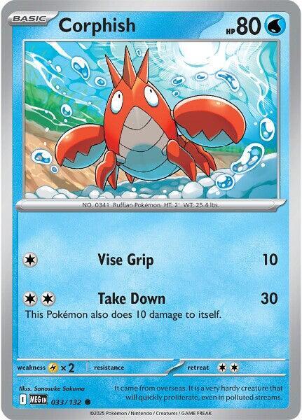Pokemon Corphish 033/188 Mega Evolution