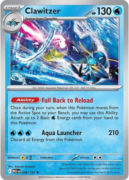 Pokemon Clawitzer 038/188 Mega Evolution