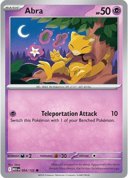 Pokemon Abra 054/188 Mega Evolution
