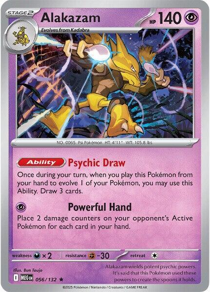 Pokemon Alakazam 056/188 Mega Evolution