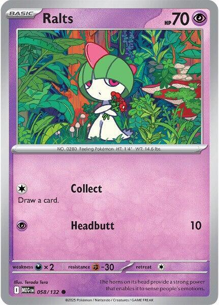 Pokemon Ralts 058/188 Mega Evolution