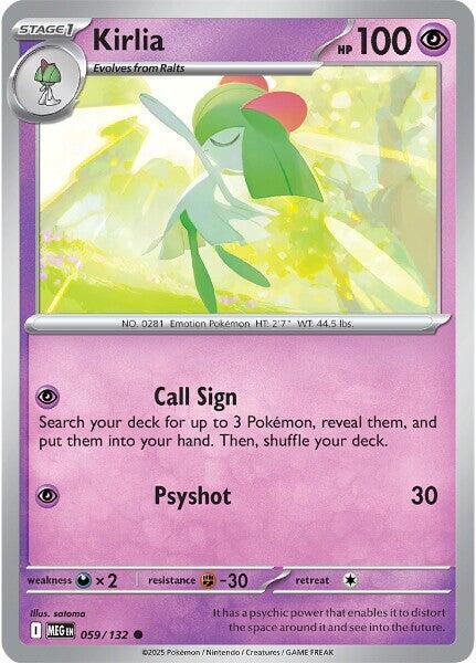 Pokemon Kirlia 059/188 Mega Evolution