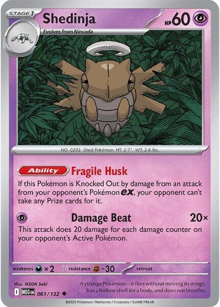 Pokemon Shedinja 061/188 Mega Evolution