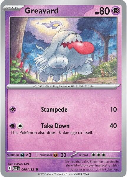 Pokemon Greavard 065/188 Mega Evolution