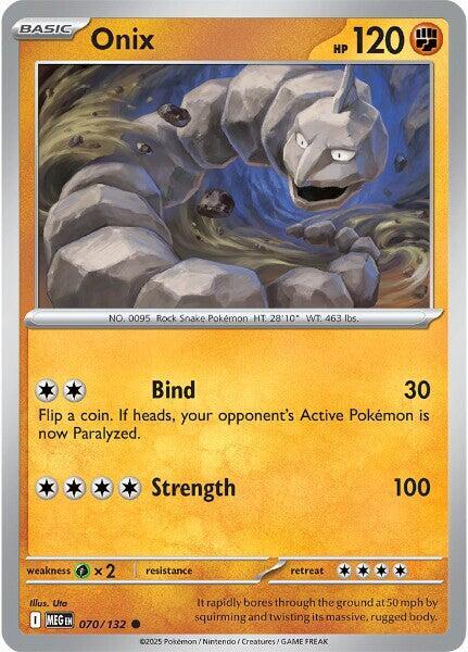 Pokemon Onix 070/188 Mega Evolution
