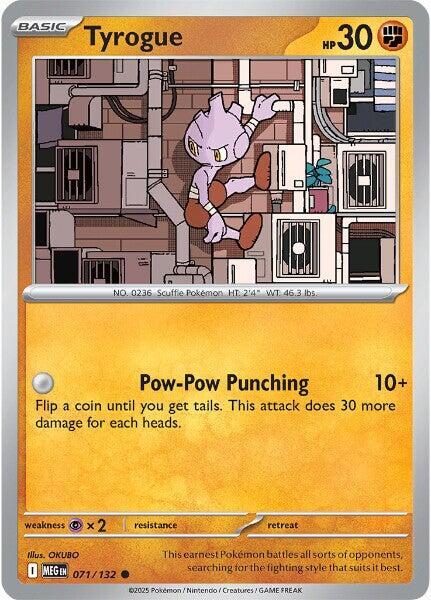 Pokemon Tyrogue 071/188 Mega Evolution