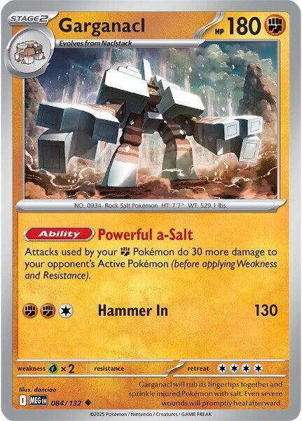 Pokemon Garganacl 084/188 Mega Evolution