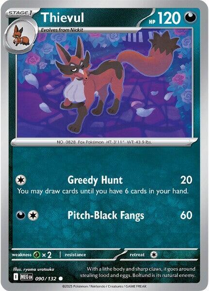 Pokemon Thievul 090/188 Mega Evolution