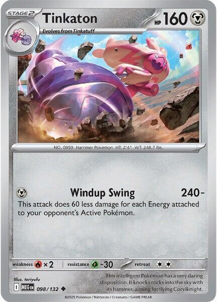 Pokemon Tinkaton 098/188 Mega Evolution