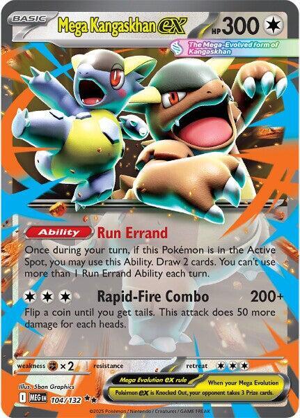 Pokemon Mega Kangaskhan ex 104/188 Mega Evolution
