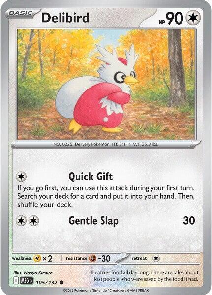 Pokemon Delibird 105/188 Mega Evolution