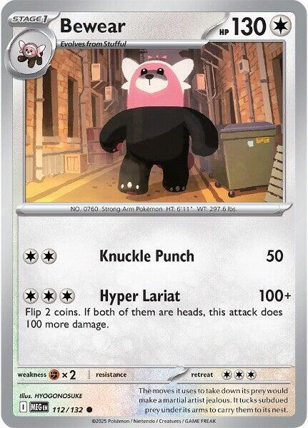 Pokemon Bewear 112/188 Mega Evolution