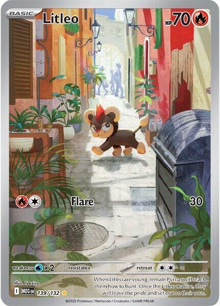 Pokemon Litleo 139/188 Mega Evolution